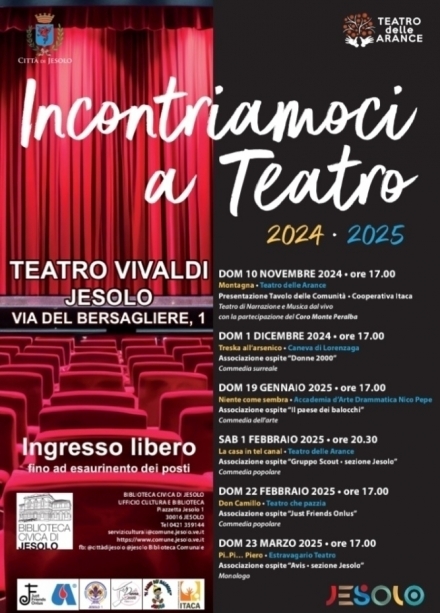 INCONTRIAMOCI A TEATRO - IL PAESE DEI  BALOCCHI JESOLO